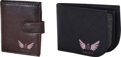 

Martell Men Black Artificial Leather Wallet(6 Card Slots), Brown