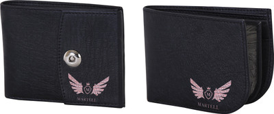 

Martell Men Black Artificial Leather Wallet(4 Card Slots)