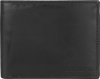 

OAISARA Men Black Genuine Leather Wallet(3 Card Slots)