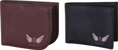

Martell Men Black Artificial Leather Wallet(4 Card Slots), Brown