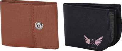 

Martell Men Brown Artificial Leather Wallet(4 Card Slots)