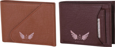 

Martell Men Brown Artificial Leather Wallet(4 Card Slots)