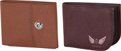 

Martell Men Brown Artificial Leather Wallet(4 Card Slots)