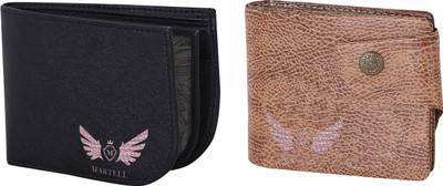 

Martell Men Brown Artificial Leather Wallet(4 Card Slots), Black
