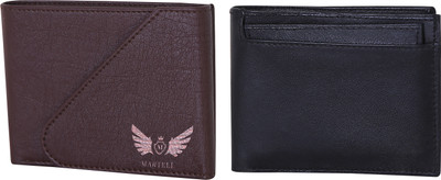 

Martell Men Black, Brown Artificial Leather Wallet(4 Card Slots)