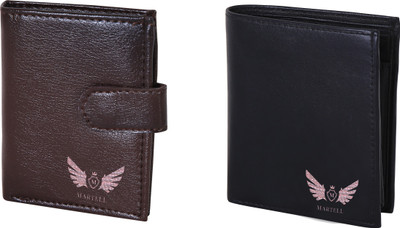 

Martell Men Black Artificial Leather Wallet(6 Card Slots), Brown