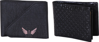 

Martell Men Black Artificial Leather Wallet(4 Card Slots)