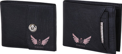 

Martell Men Black Artificial Leather Wallet(4 Card Slots)