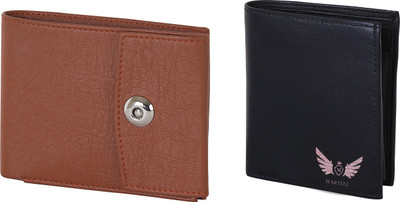 

Martell Men Black Artificial Leather Wallet(4 Card Slots), Brown