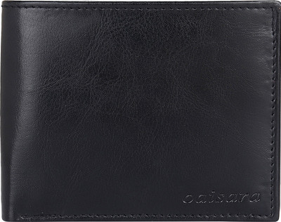 

OAISARA Men Black Genuine Leather Wallet(3 Card Slots)