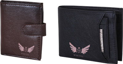 

Martell Men Black Artificial Leather Wallet(6 Card Slots), Brown