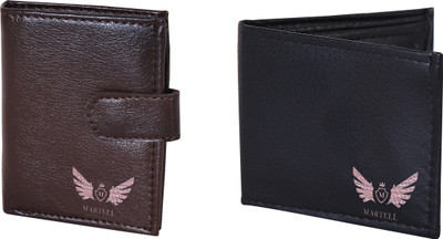 

Martell Men Black Artificial Leather Wallet(6 Card Slots), Brown