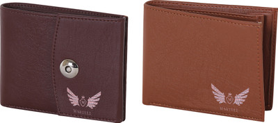 

Martell Men Brown Artificial Leather Wallet(4 Card Slots)