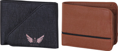 

Martell Men Brown, Black Artificial Leather Wallet(4 Card Slots)