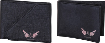 

Martell Men Black Artificial Leather Wallet(4 Card Slots)