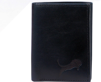 

WILD EDGE Boys Black Genuine Leather Wallet(6 Card Slots)