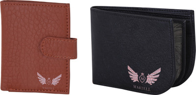 

Martell Men Black Artificial Leather Wallet(6 Card Slots), Brown