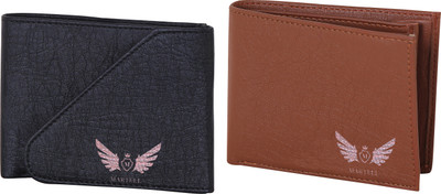 

Martell Men Brown Artificial Leather Wallet(4 Card Slots), Black