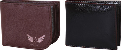 

Martell Men Black Artificial Leather Wallet(4 Card Slots), Brown