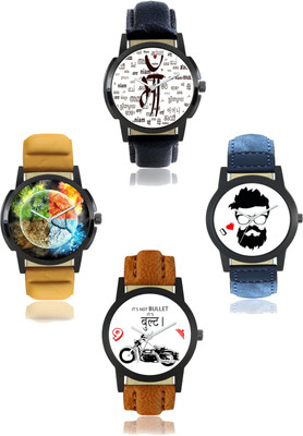 

CelAura 401-402-406-407 Dial analogue Watch Combo for men Pack of 4 Watch - For Men