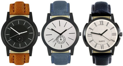 

DelMen DMS29 Multicolour Analog Round Dial Stylish Men's Combo Watches Watch - For Men