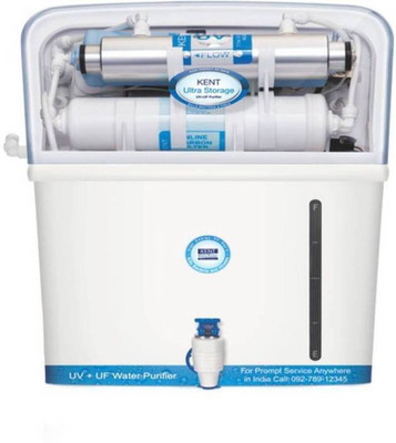 

KENT RO ultra storage 7 L UV + UF Water Purifier(White)