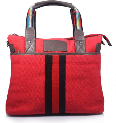

Giant Roots Women's Designer Canvas Top-Handle/Shoulder Handbag Shoulder Bag(Red, 12 L)