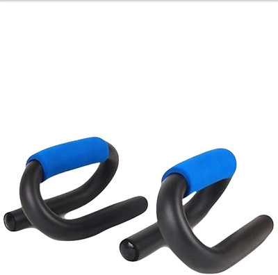

BONE RAP CLASSIC S SHAPE Push-up Bar(Black), Black & blue
