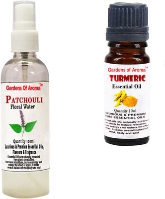 

Gardens Of Aroma Patchouli Floral Water And Tumeric Essential Oil(110 ml)