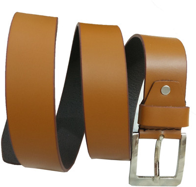 

eXcorio Men Casual Tan Genuine Leather Belt