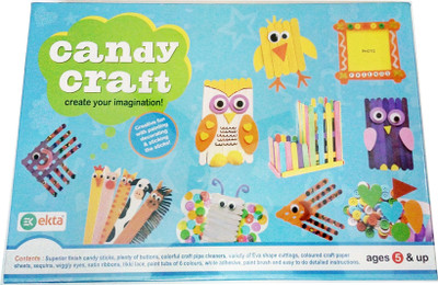 

Art Box Latest Candy Craft kit for making Various creative design for kids Board Game