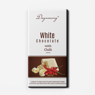 

Daynmerry White Chocolate with Chilli- 100 gm- Pack of 6 Bars(Pack of 6, 600 g)