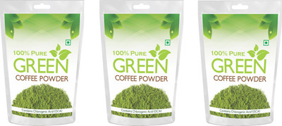 Health first Pure Organic Arabica Green Coffee Beans Powder For Weight Management - 600gm Instant Coffee 600 g(Green Coffee Flavoured)