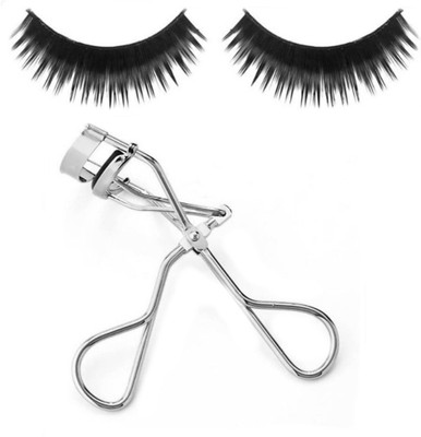 

Huda Beauty COMBO OF HIGH QUALITY PROFESSIONAL EYELASHES CURLER WITH 1 PAIR EYELASHES(Set of 2)