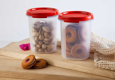TUPPERWARE Plastic Grocery Container  - 440 ml(Pack of 2, White)