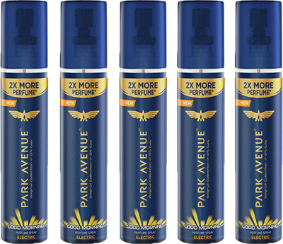 

Park Avenue GOOD MORNING DEODORANT SPRAY 150 ML Deodorant Spray - For Men & Women(150 ml, Pack of 5)