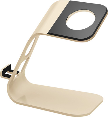 

Robustrion Aluminium Dock Charging Stand for iWatch Series 3 2 1 Nike+ Hermès & Iphone 6, 6 Plus, 7, 7 Plus , 8, 8 Plus, iPhone X - Gold Dock(Gold)