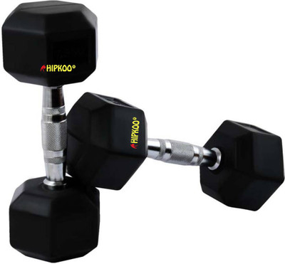 

Hipkoo LOAD HEX 10KG (5 KG EACH) Fixed Weight Dumbbell(10 kg)