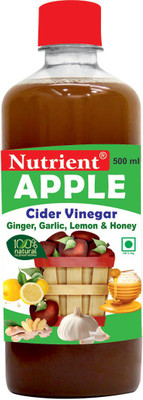 

Nutrient Apple Cider Vinegar with Ginger, Garlic, Lemon & Honey Apple Cider Vinegar(Natural Flavored)