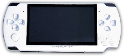 

qp360 qp 1001 PSP white 4 GB with CAR RACING, SPORTS, WRESTLING, SHOOTING, ARCADE, ACTION GAMES, SHOOTING(White, 3d Gaming & Digital Player, Pre-Built High Definition 10000 3d Games, Supports Multi Languages ( 20 Types ), Tv Out Capability & Built In Spea