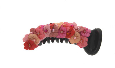 Anuradha Art Jewellery Designer Hair Clip Banana Clip(Pink)