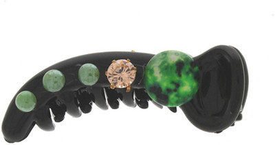 

Anuradha Art Jewellery Designer Hair Clip Banana Clip(Green)