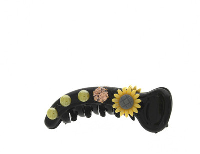 

Anuradha Art Jewellery Designer Hair Clip Banana Clip(Yellow)
