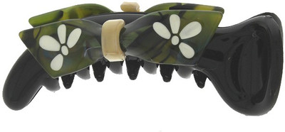 

Anuradha Art Jewellery Designer Hair Clip Banana Clip(Black, Green)
