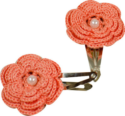 LA Riyo Crochet Handmade Clip 2068 Hair Clip(Orange)