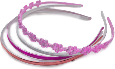 

Jewelz Combo Back Of Four Colourful Hairbands Head Band(Multicolor)