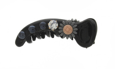 

Anuradha Art Jewellery Designer Hair Clip Banana Clip(Grey)