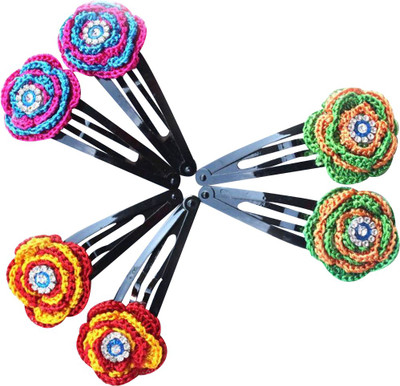 

LA Riyo Crochet Handmade Clip 234 Hair Clip(Multicolor)