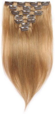 

Prime 100 % Branded Human Extension 7 Pcs 100 Grams, 24 inch, Light Brown Hair Extension