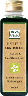 

Auravedic Hair Fall Control Oil with brahmi amla Hair Oil(100 ml)